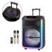 NDR 325 15 Inch Karaoke Speaker with 2 Wireless Microphones
