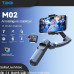 TOKQI M02 3-Axis Handheld Gimbal Stabilizer Cell Phone Selfie Tripod with Detachable Remote for iPhone Android Smartphone, Black