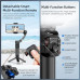 TOKQI M02 3-Axis Handheld Gimbal Stabilizer Cell Phone Selfie Tripod with Detachable Remote for iPhone Android Smartphone, Black