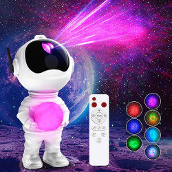 Astronaut Galaxy Star Projector Rotating Nebula Lamp
