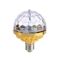LED Rotating Crystal Magic Ball Disco Lamp
