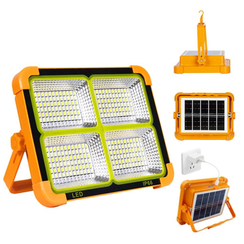 LED Spotlight Battery Powered with Solar Panels