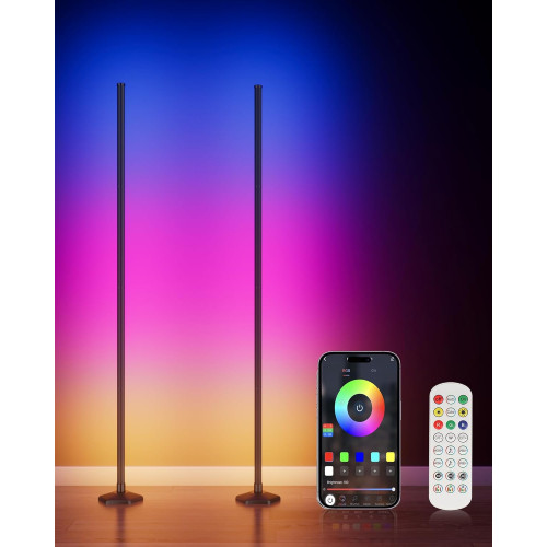 RGB Floor Lamp Bluetooth APP Smart Standing Lamp