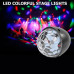 RGB LED Crystal Rotating Ball Stage Lights