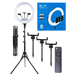 Ring Light 22 Inch LED With 3 Mobile Holders