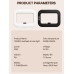 YM-200 Rechargeable 20W Portable Selfie Ring Light with Phone Holder and Adjustable Fill Light