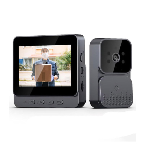 Wireless Doorbell Camera with Infrared Night Vision Function with 4.3 Inch IPS Screen