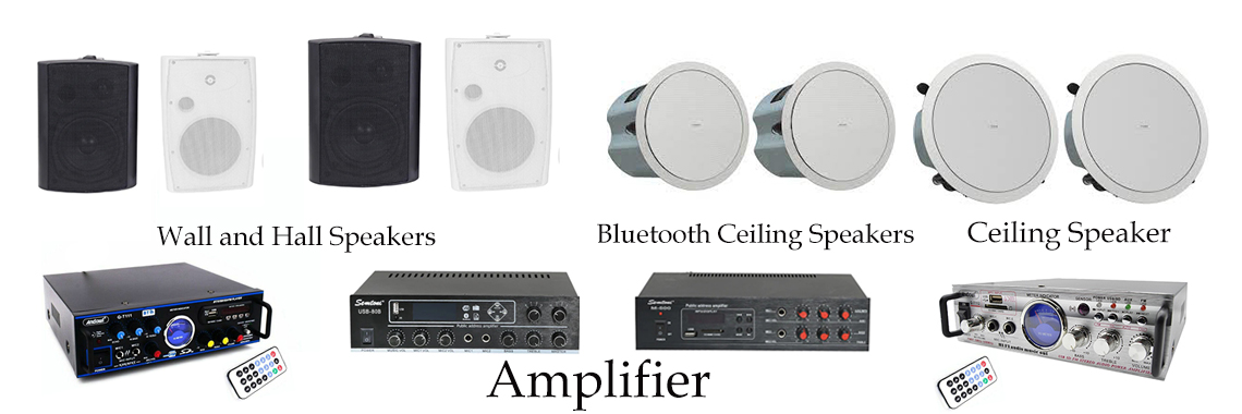Speakers for gym - shop - church- mosq