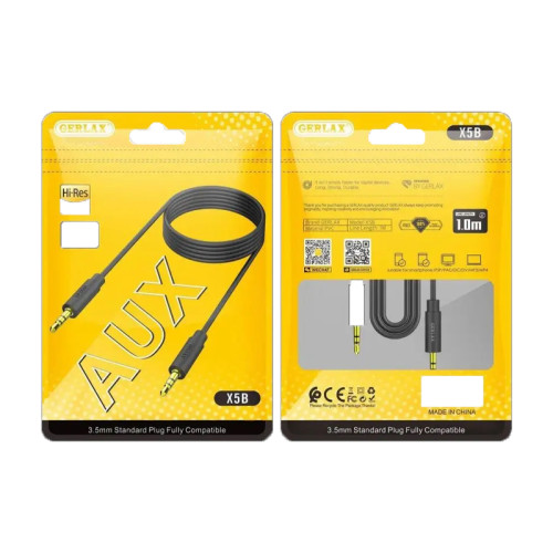 Gerlax AUX Cable 3.5mm Mini Jack Gerlax AUX Cable 3.5mm Mini Jack