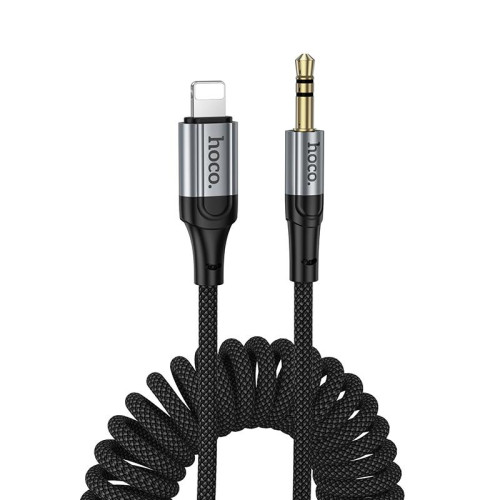 HOCO UPA33A Nuevo 8-Pin to 3.5mm Spring Digital Audio Conversion Cable – 1.5m