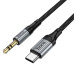 Hoco UPA33B USB-C to 3.5mm AUX Cable 1.5m Braided Audio Adapter