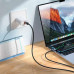 HOCO X118 Generous PD 60W Fast Charging Data Cable with Power Display USB-C to USB-C – 1M