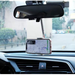 360 Degree Car Rearview Mirror Mount Phone Holder