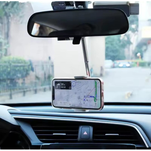 360 Degree Car Rearview Mirror Mount Phone Holder