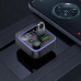FM Transmitter Car Charger Bluetooth E85 Tiger PD20W QC3.0 Fast Charging with RGB Light