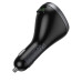 Hoco Z61A PD60W Dual Type-C & USB 3-Port Car Charger with Cigarette Lighter Black