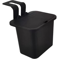 Generic Car Trash Can Vehicle Trash Bin with Lid – Multifunction Interior Storage Box