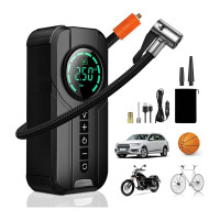Himx mk 331 Portable 12V Smart Air Compressor Tire Inflator 180PSI Fast Electric Air Pump with LED Light & Power Bank