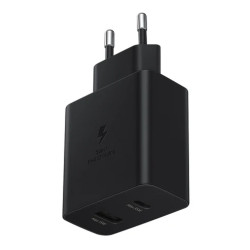 35W Europe Super Fast Adapter European Travel Plug with USB-C & USB-A