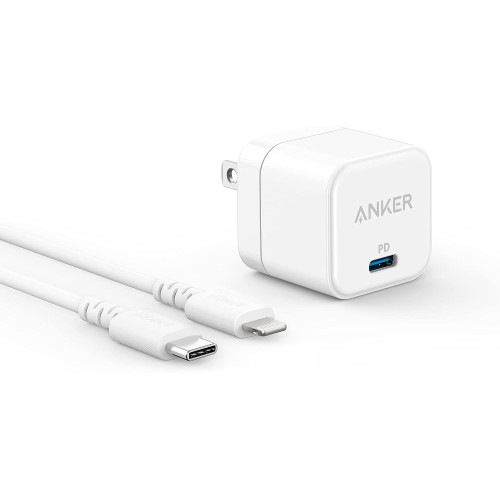 Anker USB C Fast Charger 20W Cube with Cable