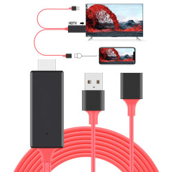 HDMI Cables Adapter USB to HDTV Mirroring Cable