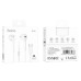 HOCO M101 Crystal Joy Type-C Wired Earphones with Microphone & Volume Control
