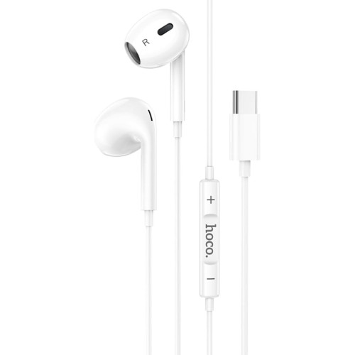 HOCO M101 Crystal Joy Type-C Wired Earphones with Microphone & Volume Control