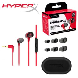 HyperX Cloud Earbuds II 2 Gaming Earphone with Mic – Wired Immersive In-Game Audio In-Ear Headphone