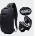 Crossbody Bag with Lock & USB Power Bank