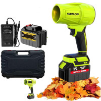 Sierop Pro Blower Cordless Ultra-Lightweight Air Blower & Vacuum – 200 MPH Powerful Rechargeable Cleaning Tool
