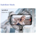 Q18 Desktop Following Shooting Mode Gimbal Stabilizer Selfie Stick Tripod With Fill Light Compatible For Smartphone