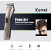 Kemei KM 418 Mini Hair Trimmer with 3 Comb Guides For Men