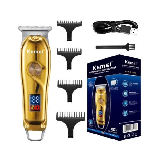 Kemei KM-427 Rechargeable Cordless Hair Trimmer For Men