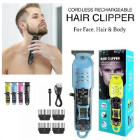 Hair Clipper WY-999 Transparent USB Rechargeable Silent