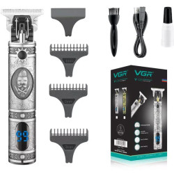 VGR V-228 Professional Hair Trimmer with LED Display and 180 Min Runtime for Men