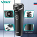 VGR V-319 Premium Cordless Rechargeable IPX6 Waterproof 3-Head Electric Shaver