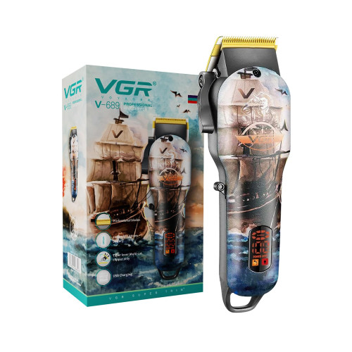 VGR V-689 Professional Hair Clipper with LED
