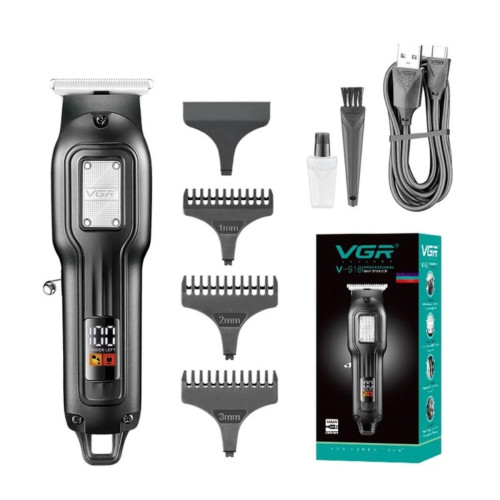 VGR V-918 Professional T-Blade Trimmer with Digital Display