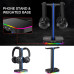 Headphones Stand Havit TH650 RGB Dual with USB Hub & Phone Holder Best Price in Lebanon
