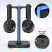 Headphones Stand Havit TH650 RGB Dual with USB Hub & Phone Holder Best Price in Lebanon