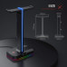 Headphones Stand Havit TH650 RGB Dual with USB Hub & Phone Holder Best Price in Lebanon