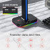Headphones Stand Havit TH650 RGB Dual with USB Hub & Phone Holder Best Price in Lebanon