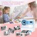 Print Camera for Kids 48MP with 2.4-Inch IPS Screen and Thermal Printing Paper