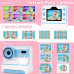 Print Camera for Kids 48MP with 2.4-Inch IPS Screen and Thermal Printing Paper