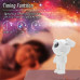 Astronaut Galaxy Projector Lamp – 360° Rotating Nebula Star Projector with Remote Control