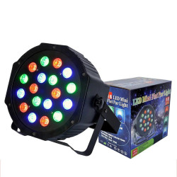Mini Flat Par Light with 3 7 Channels 18 LED best price in lebanon