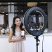 Ring Light HQ-18 Live Stream LED Soft Ring Light 45cm – Black & White – Best Price in Lebanon