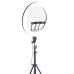 LJJ-22 22-Inch Ring Light with Mini Phone Holder for Smartphones & Cameras - Black