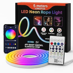 Neon LED Strip Light 5M RGB Smart App