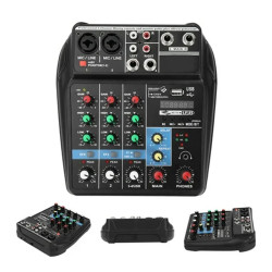 mixer teyun a4 professional 4 channel mixing console